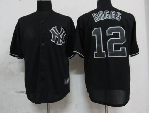 Custom #12 BOGGS Retro Stitched Baseball Jersey - Classic Edition