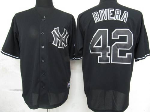 Custom #42 RIVERA Retro Stitched Baseball Jersey - Classic Edition