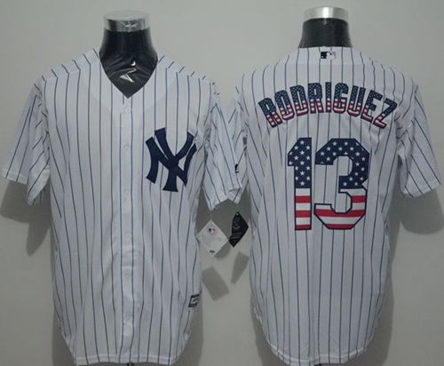 Custom #13 RODRIGUEZ Retro Stitched Baseball Jersey - Classic Edition