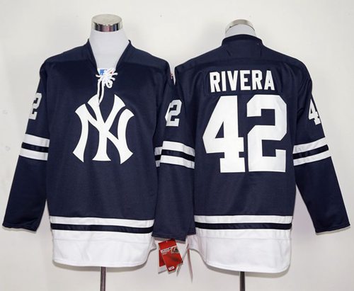 Custom #42 RIVERA Retro Stitched Baseball Jersey - Classic Edition