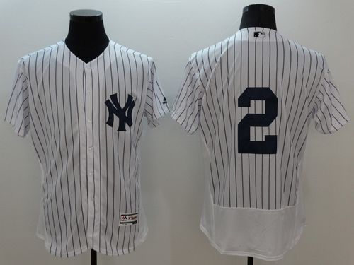 Custom #2 JETER Retro Stitched Baseball Jersey - Classic Edition