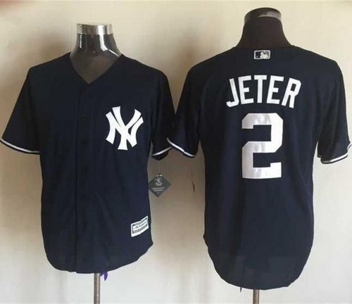Custom #2 JETER Retro Stitched Baseball Jersey - Classic Edition