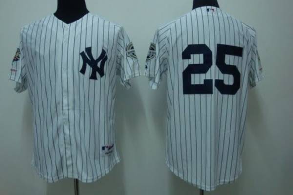 Custom #25 TEIXEIRA Retro Stitched Baseball Jersey - Classic Edition