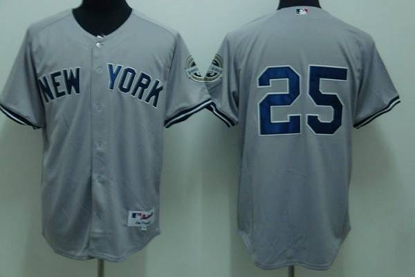 Custom #25 TEIXEIRA Retro Stitched Baseball Jersey - Classic Edition