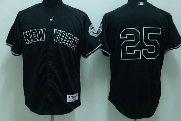 Custom #25 TEIXEIRA Retro Stitched Baseball Jersey - Classic Edition