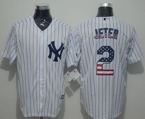 Custom #2 JETER Retro Stitched Baseball Jersey - Classic Edition